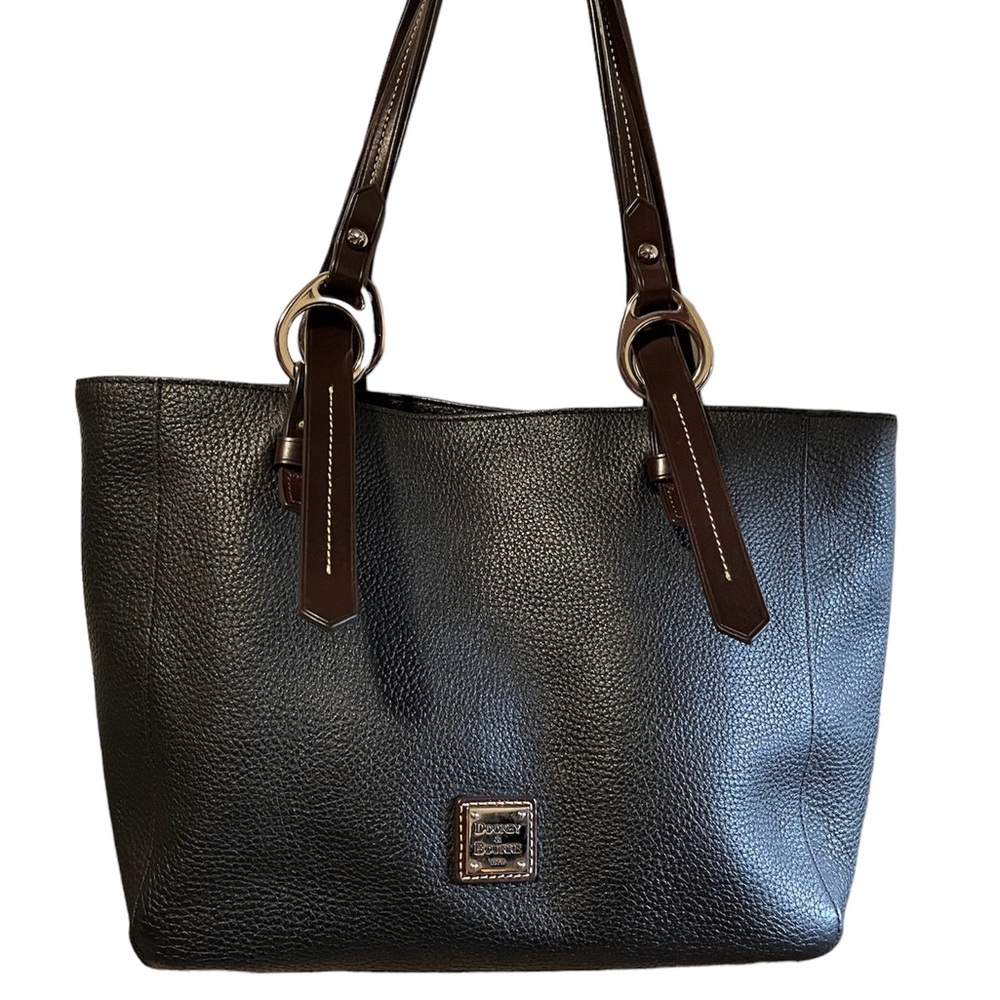 Dooney & Bourke Black Pebbled Leather